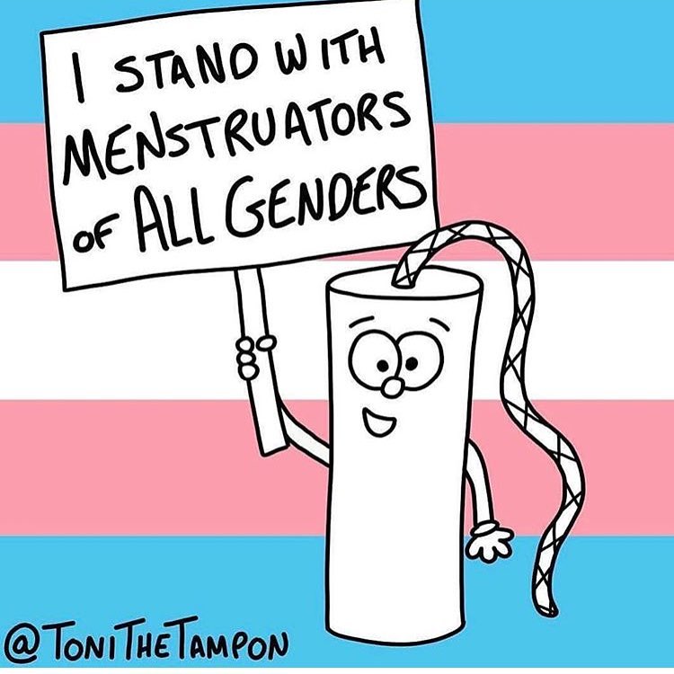 Podporuji všechny menstruující osoby