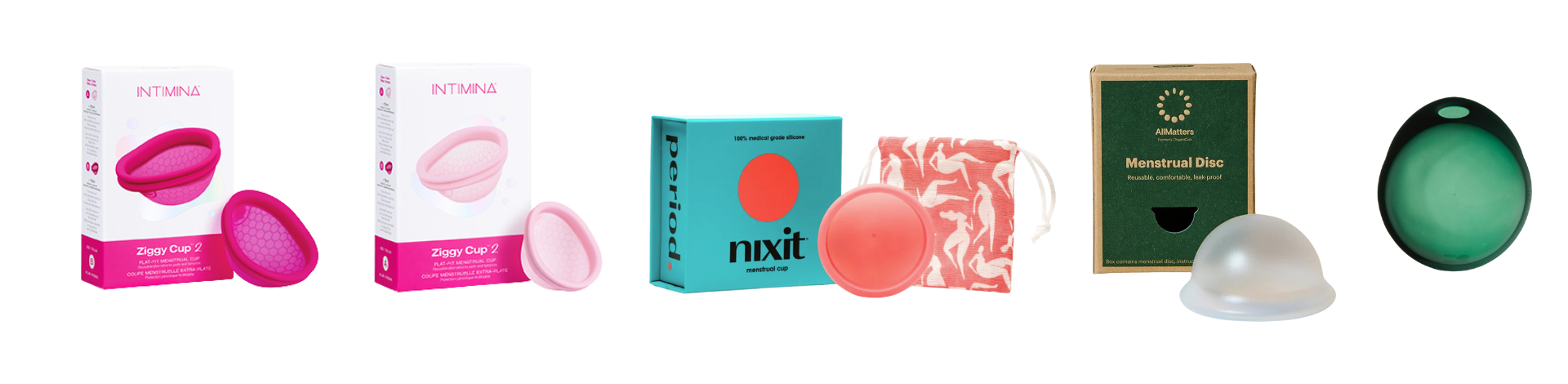 Opakovaně použitelné menstruační disky