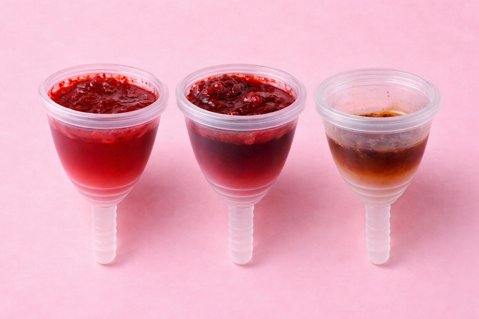 Barva menstruační krve: Od jasně červené po hnědou 