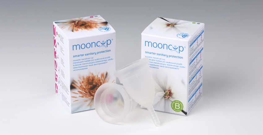 Čiré menstruační kalíšky Mooncup